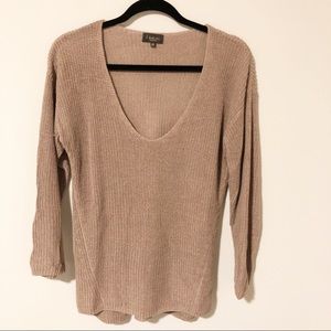 💎Babaton Aritzia Silk Linen Open Knit Sweater
